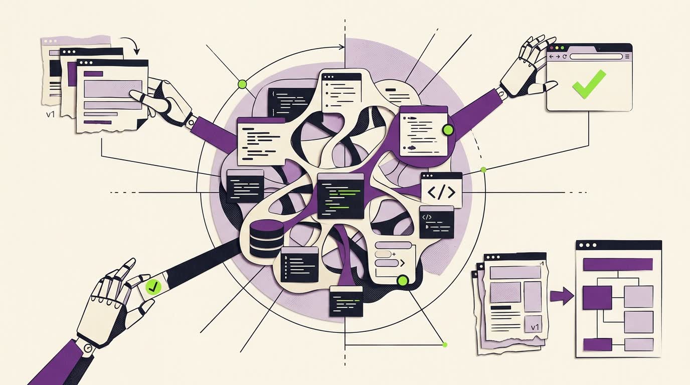 Ilustración de portada para Context Engineering - El nuevo paradigma del desarrollo con IA